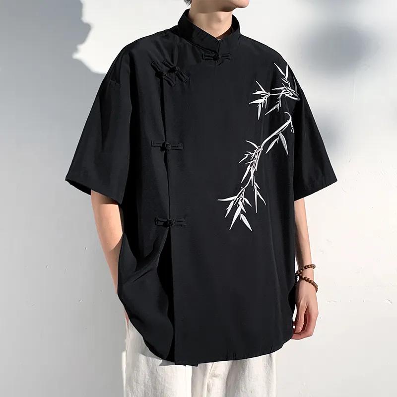 TONYBEAR Shirts Men Black-1
