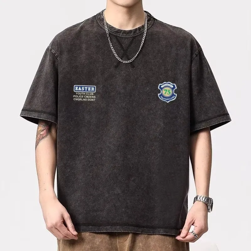 TONYBEAR T Shirts Men Gray-5