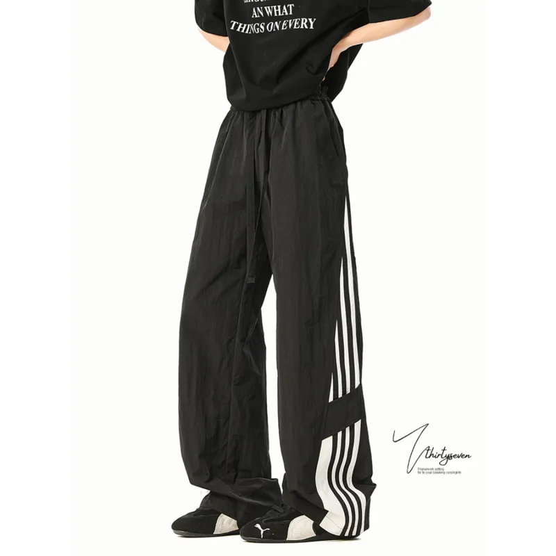 TONYBEAR Casual Pants Men Black-2