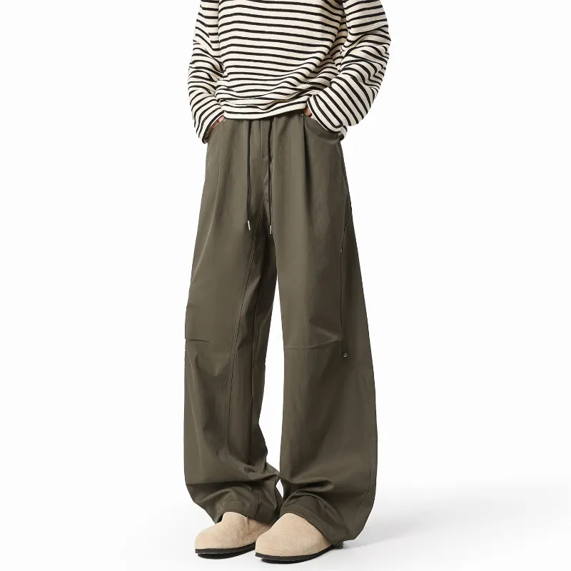TONYBEAR Casual Pants Men Army Green-2