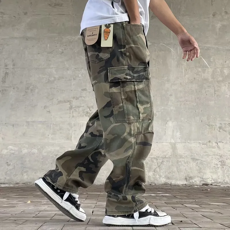 TONYBEAR Casual Pants Men Green-3