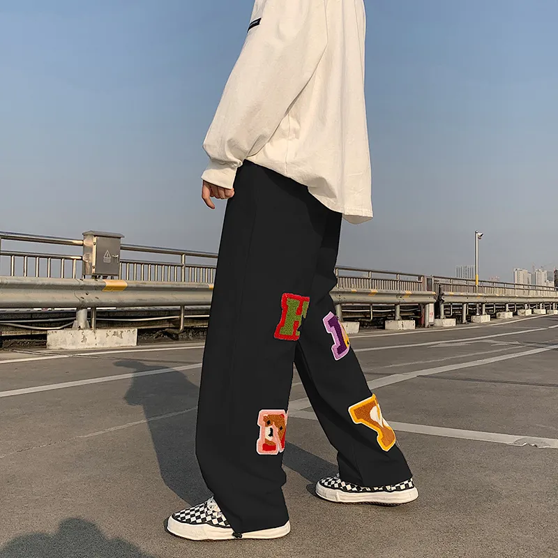 TONYBEAR Casual Pants Men Black-3