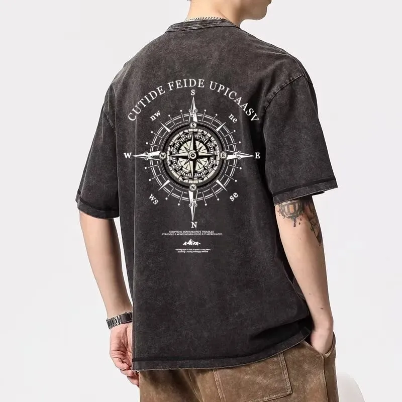 TONYBEAR T Shirts Men Gray-3