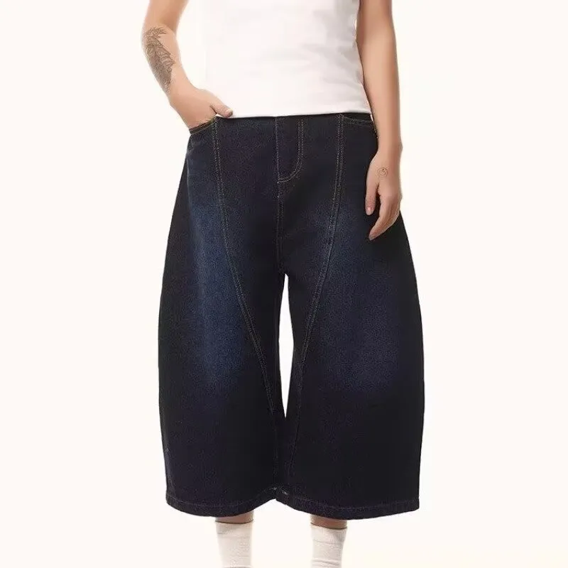 TONYBEAR Denim Shorts Unisex Blue-2