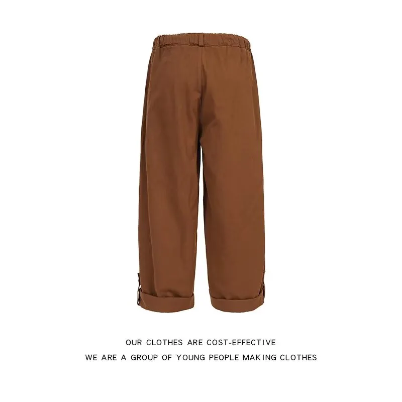 TONYBEAR Casual Pants Men Brown-1