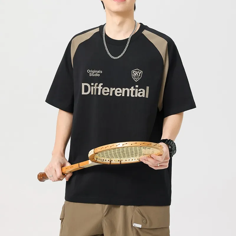 TONYBEAR T Shirts Men Black-2