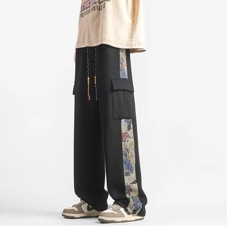 TONYBEAR Casual Pants Men's Black-2