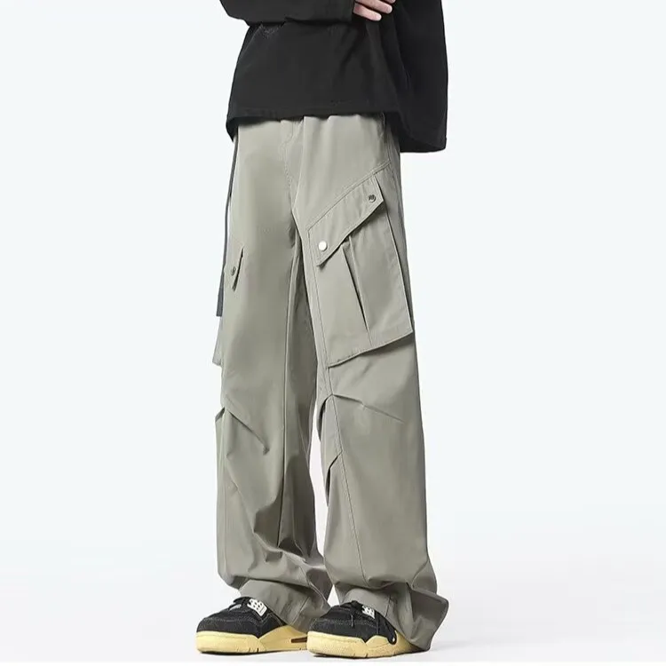 TONYBEAR Casual Pants Men Green-3