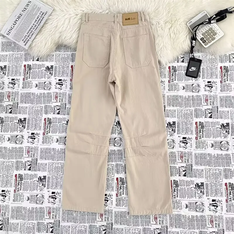 TONYBEAR Casual Pants Men Apricot-1