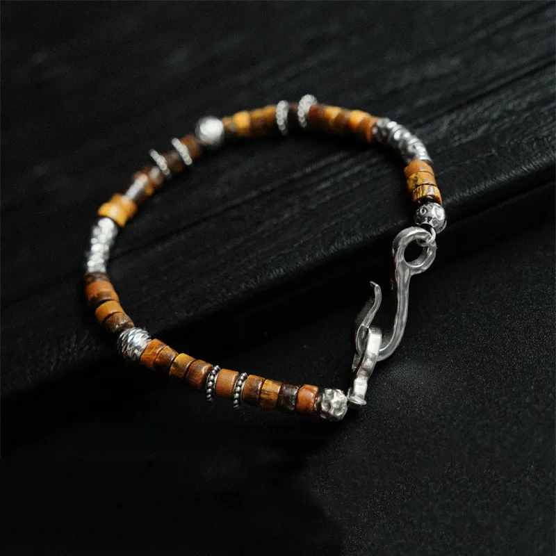 PUENTE Tiger's Eye Stone Bracelets Men's-4