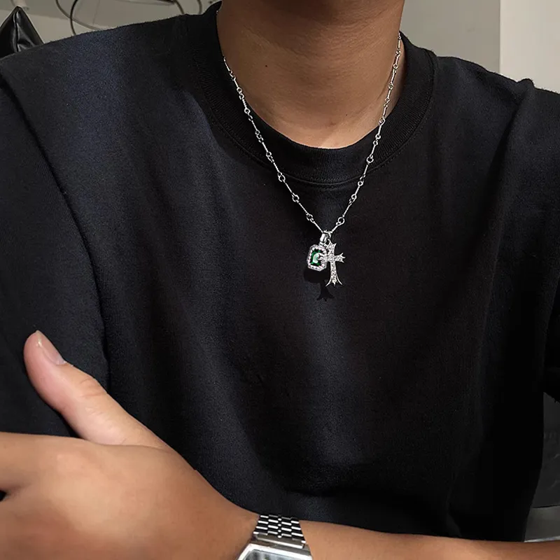 PUENTE 925 Sterling Silver Necklaces Men's-1