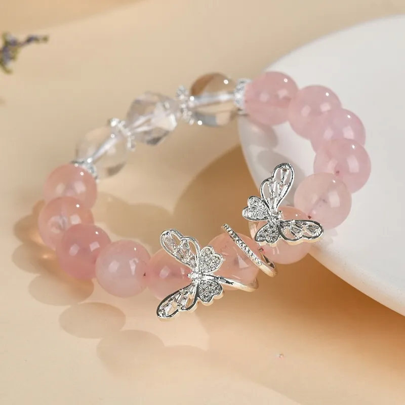 PUENTE White Crystal Bracelets Women's-5