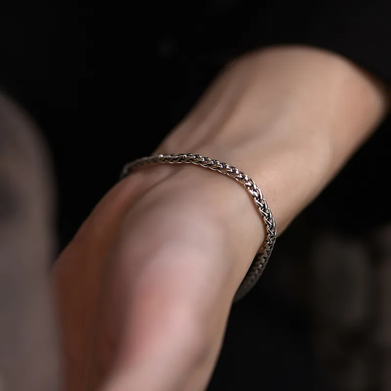 PUENTE S925 Silver Bracelets Men's-2
