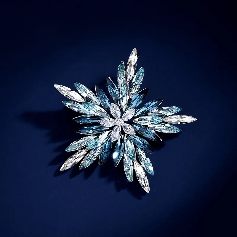 PUENTE Austrian Crystal Brooches Women's-4
