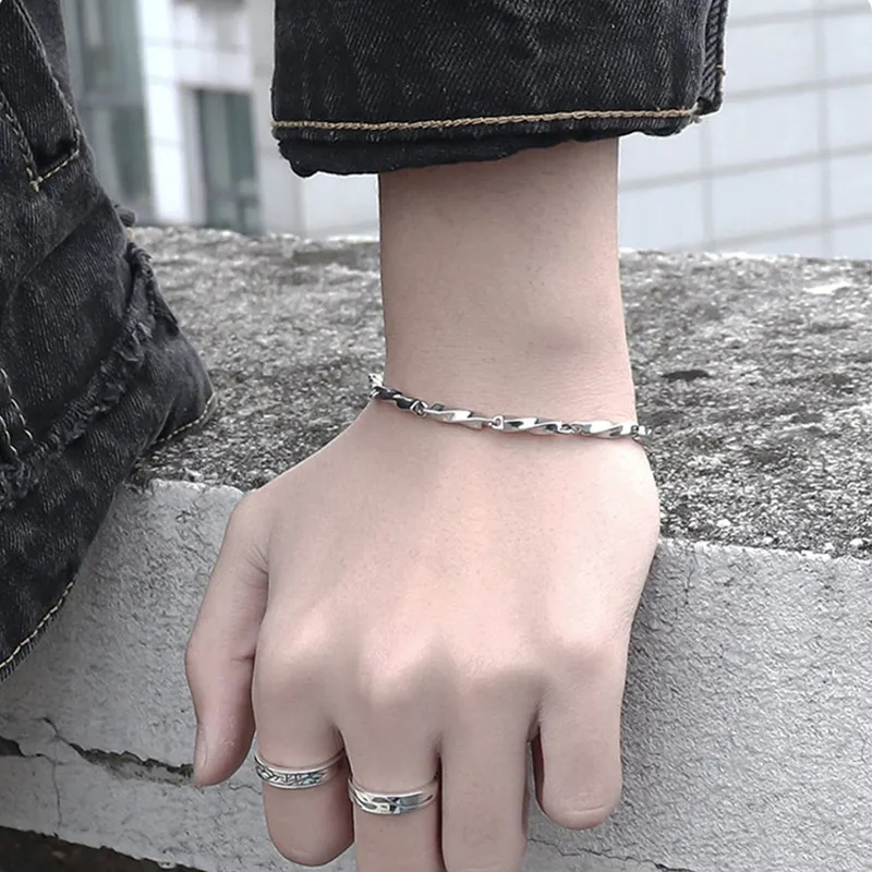 PUENTE 925 Sterling Silver Bracelets Men's-1