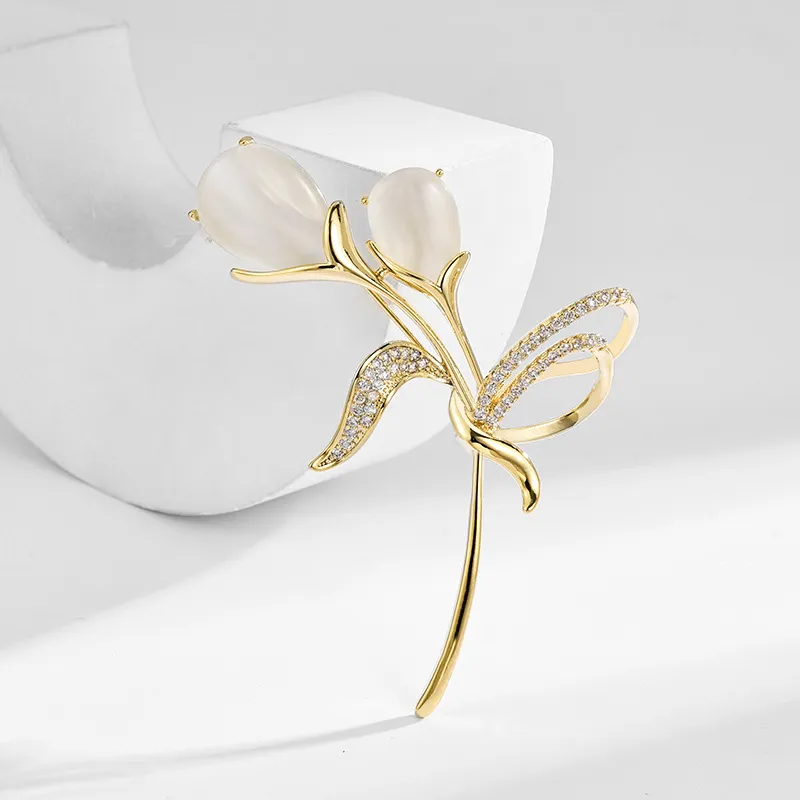 PUENTE Copper Brooches Women's Gold-4