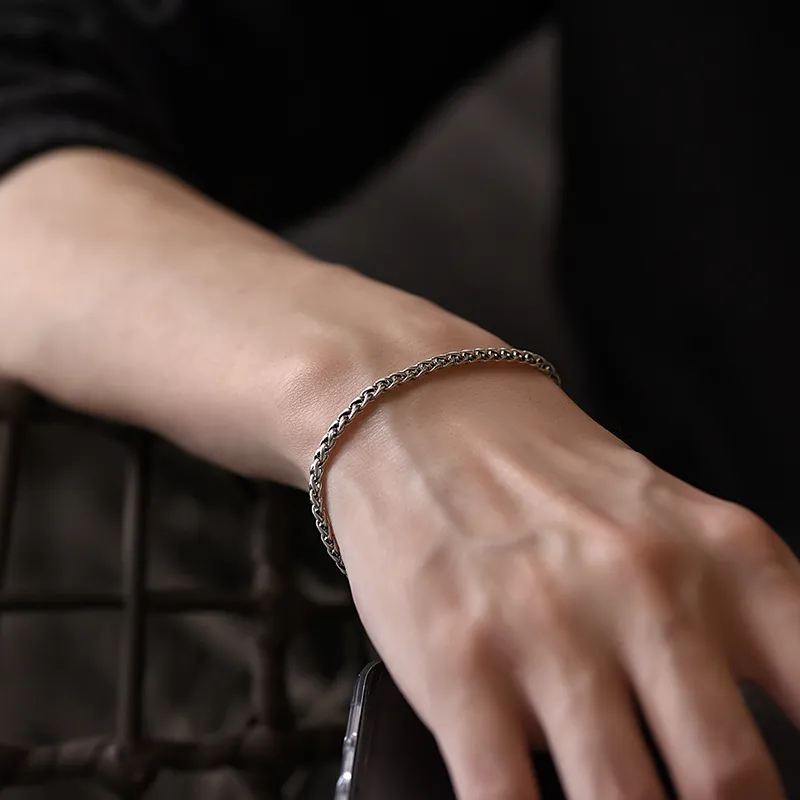PUENTE S925 Silver Bracelets Men's-3