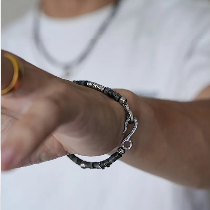 PUENTE Tiger's Eye Stone Bracelets Men's-6