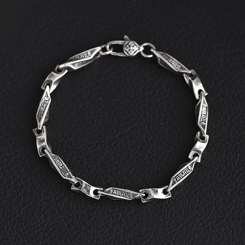 PUENTE S925 Silver Bracelets Men's-5