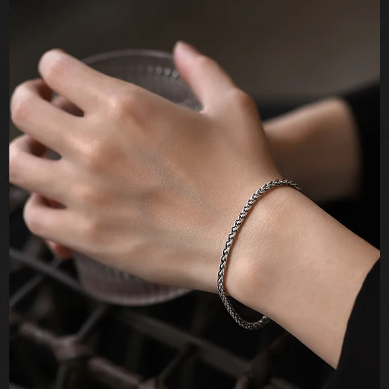 PUENTE S925 Silver Bracelets Men's-1
