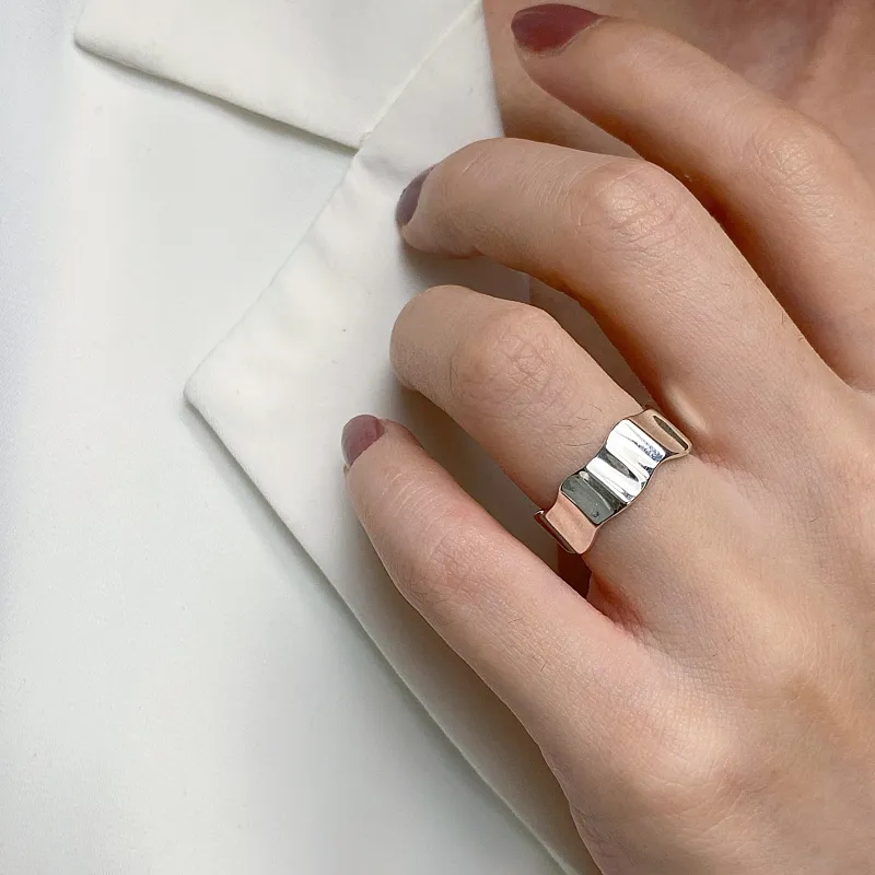 PUENTE S925 Sterling Silver Rings Women's-4