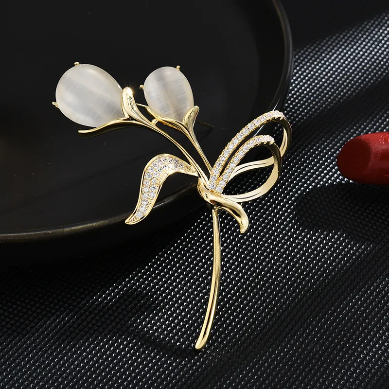 PUENTE Copper Brooches Women's Gold-1