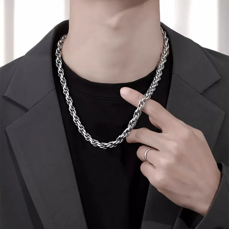 PUENTE S925 Sterling Silver Necklaces Men's-1