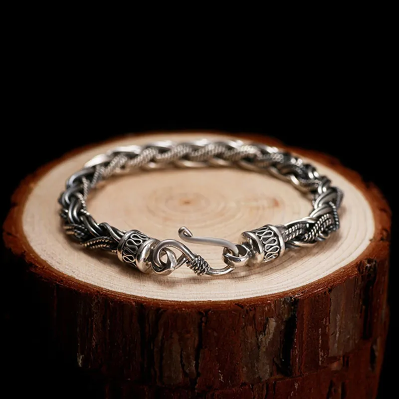 PUENTE S925 Silver Bracelets Men's-1