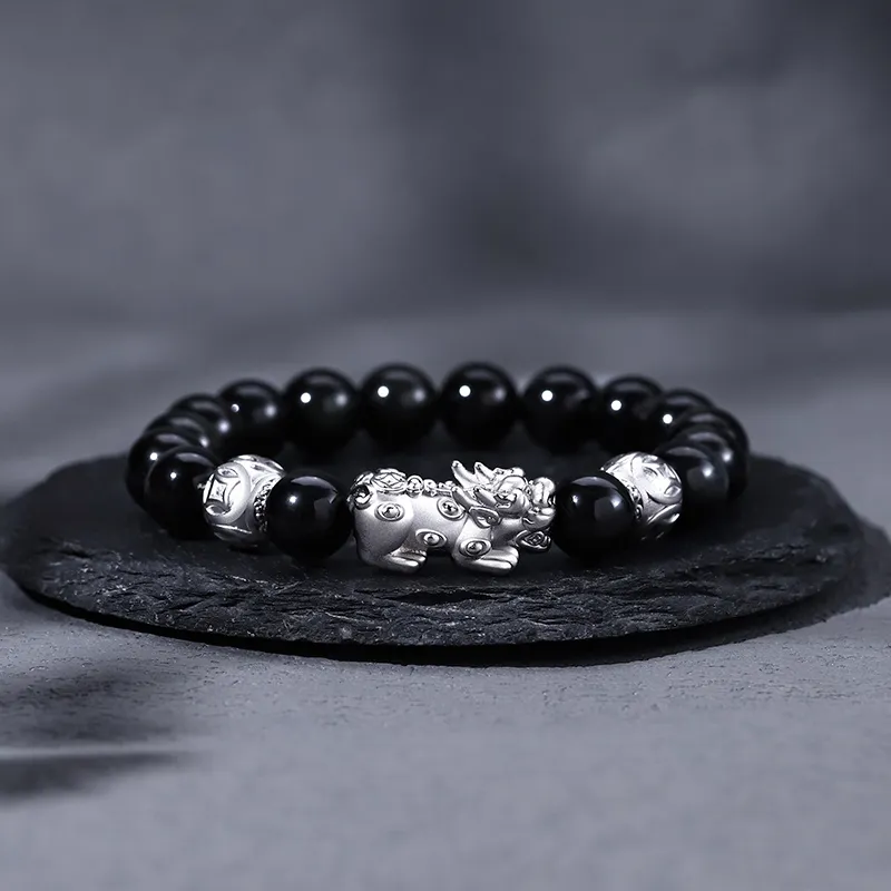 PUENTE Obsidian Bracelets Men's-3