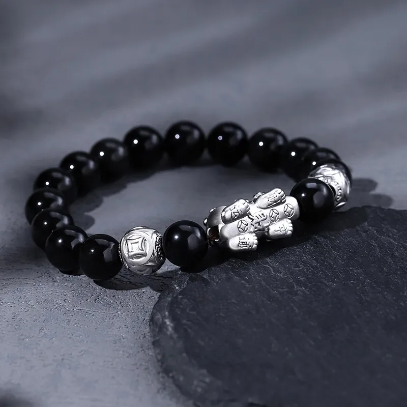 PUENTE Obsidian Bracelets Men's-4
