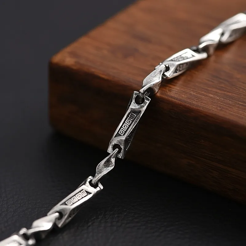 PUENTE S925 Silver Bracelets Men's-6