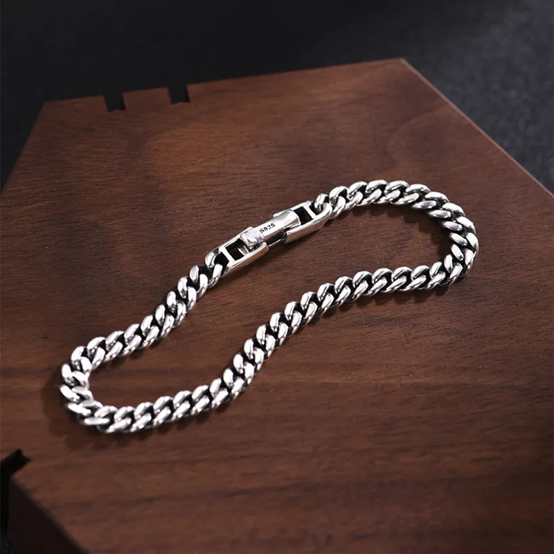 PUENTE S925 Silver Bracelets Men's-8