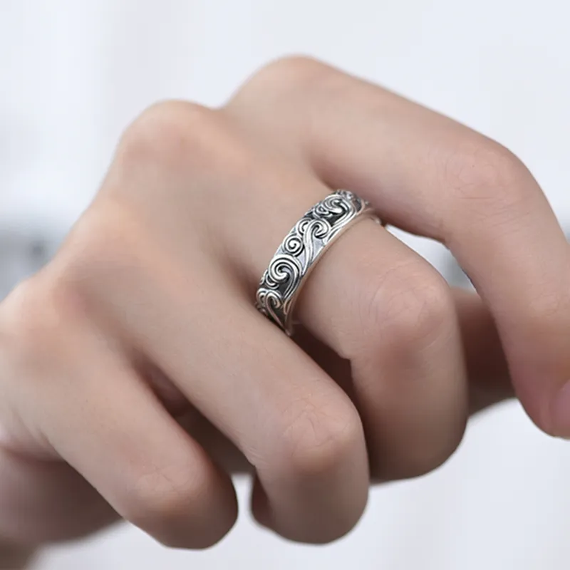 PUENTE 999 Fine Silver Rings Men's-4