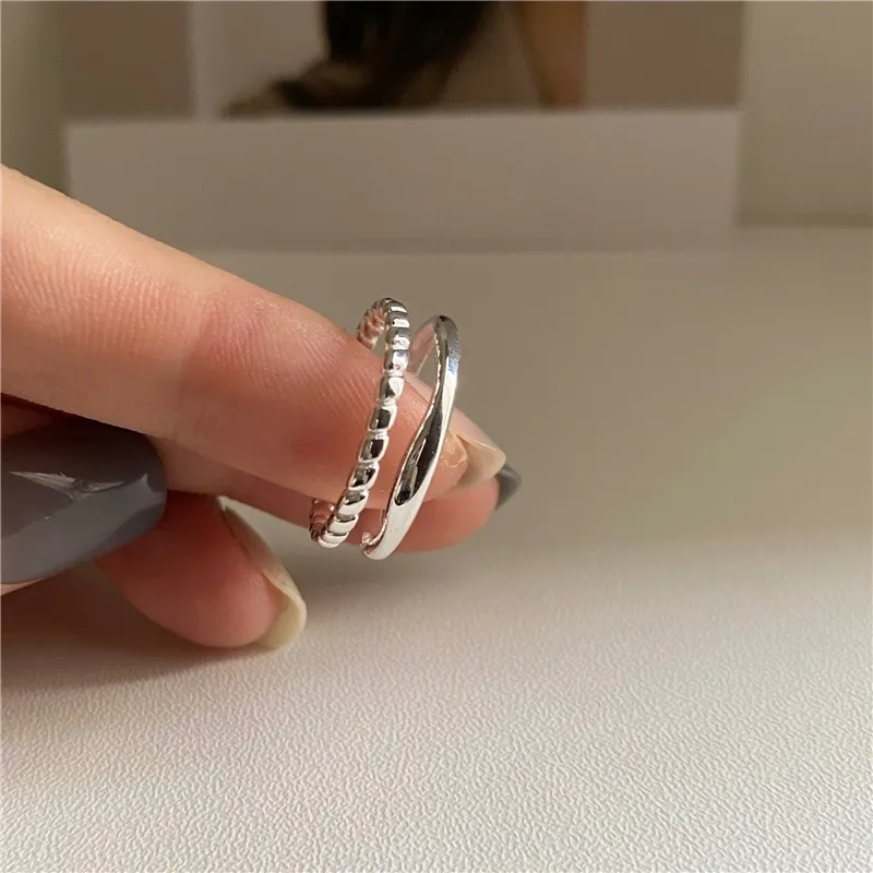 PUENTE S925 Sterling Silver Rings Women's-5