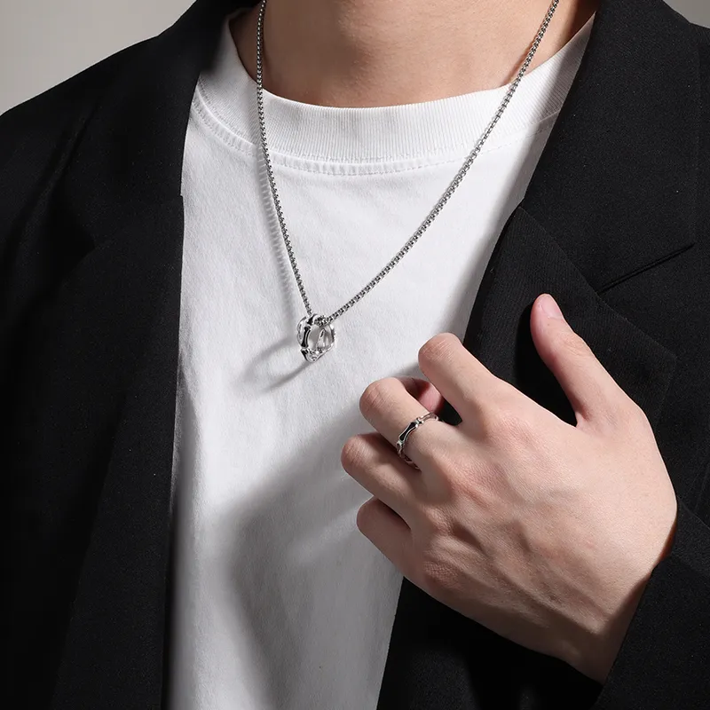 PUENTE S999 Silver Necklaces Men's-2