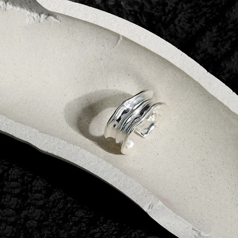 PUENTE S925 Sterling Silver Rings Women's-4