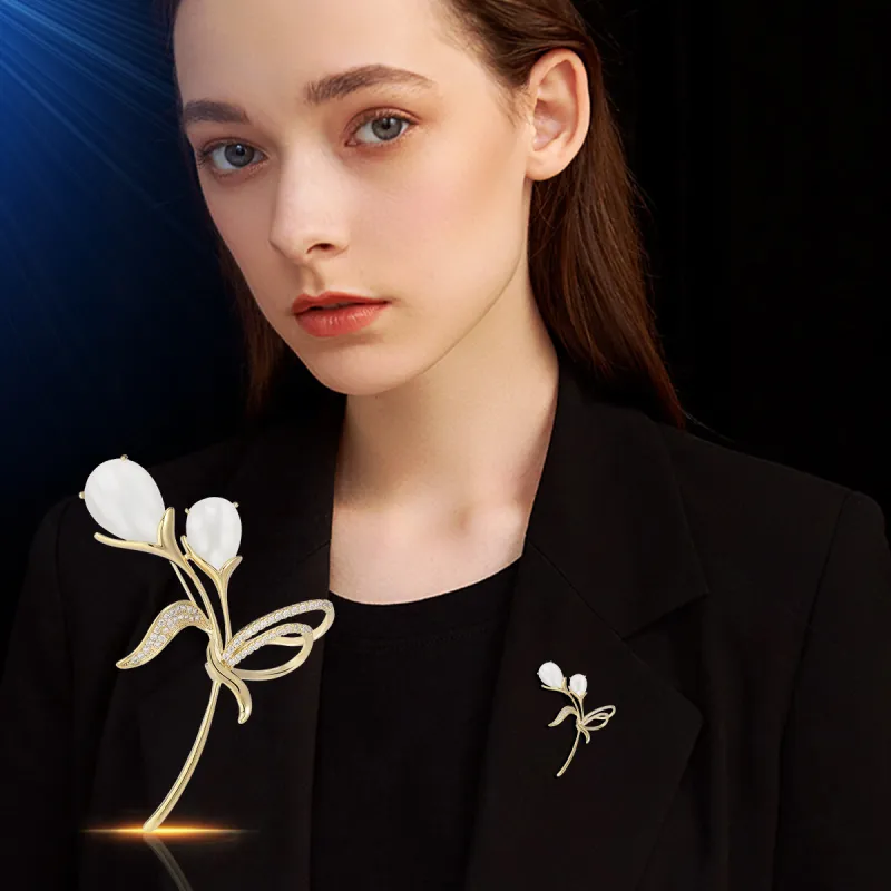 PUENTE Copper Brooches Women's Gold-3