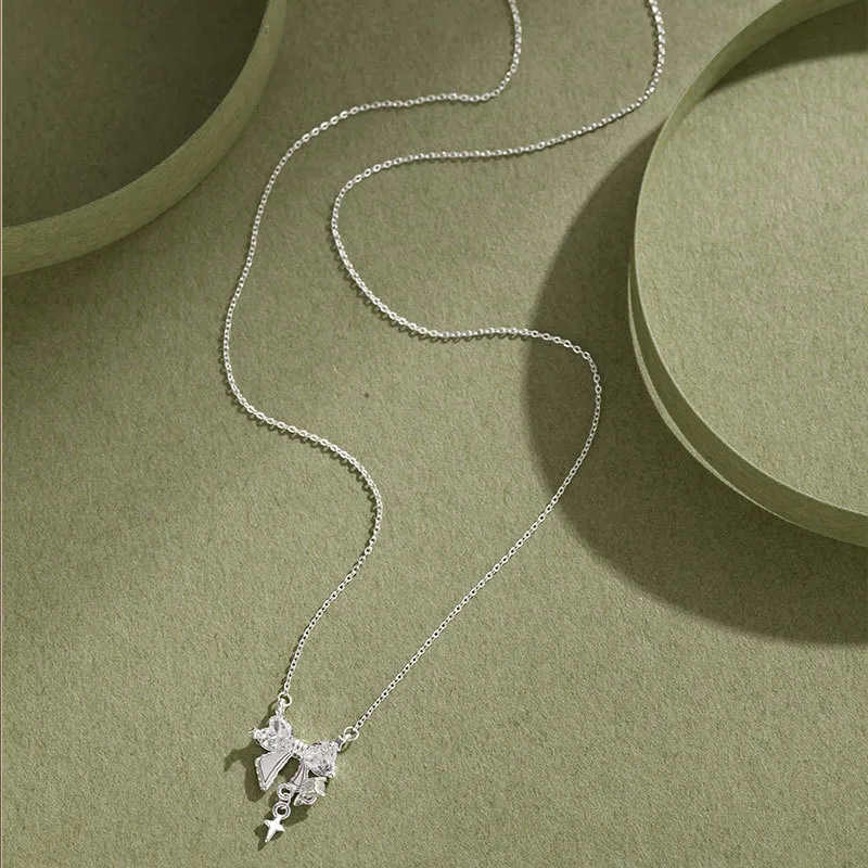 PUENTE 999 Fine Silver Collarbone Chain Women's-4