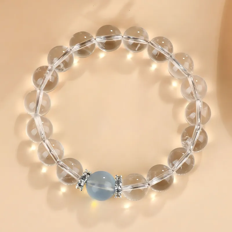 PUENTE White Crystal Bracelets Women's-1