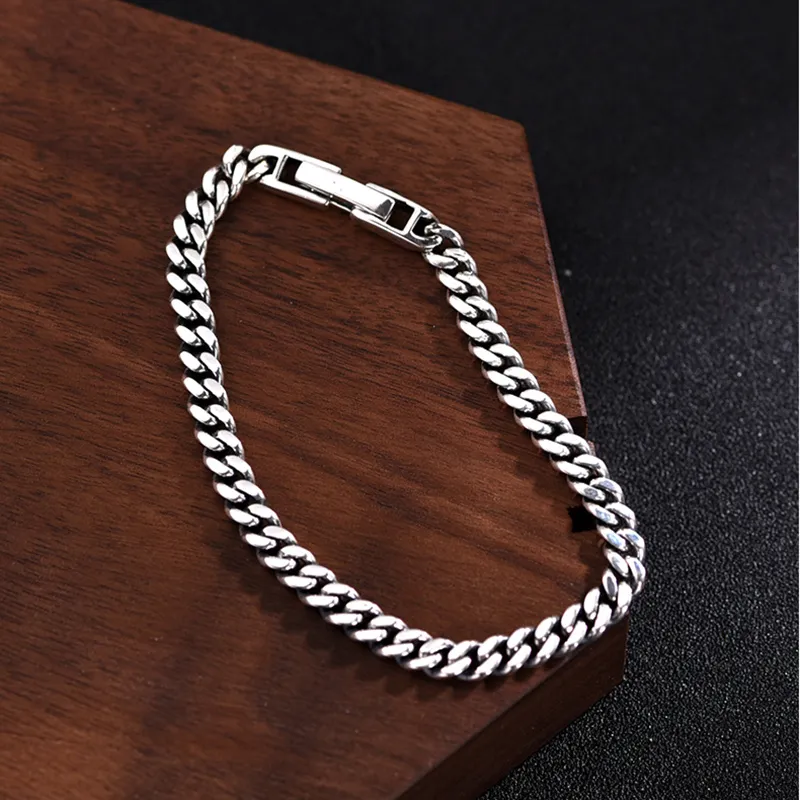 PUENTE S925 Silver Bracelets Men's-9