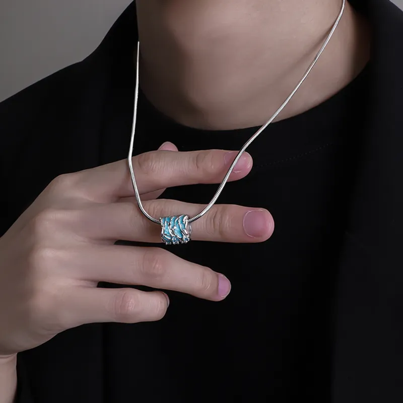 PUENTE S925 Sterling Silver Necklaces Men's-1