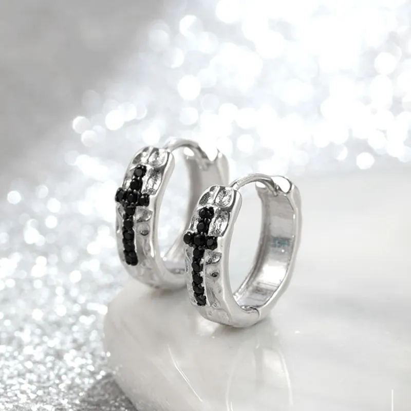 PUENTE Sterling Silver Earrings Men's-3