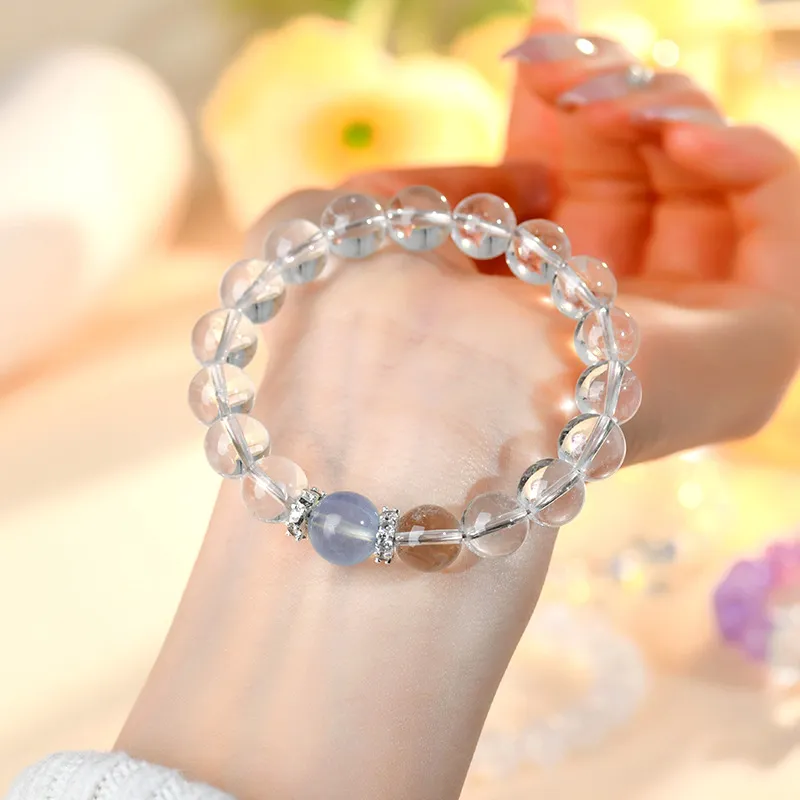 PUENTE White Crystal Bracelets Women's-2