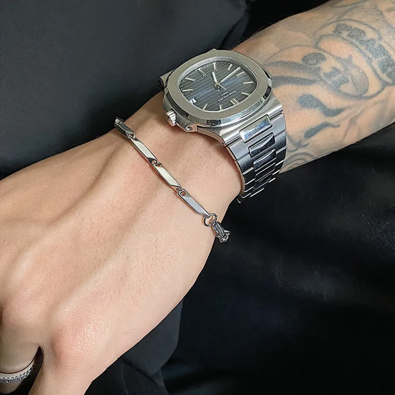 PUENTE 925 Sterling Silver Bracelets Men's-3