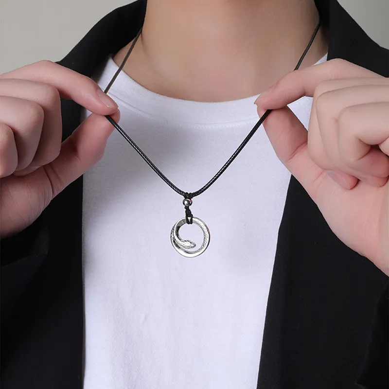 PUENTE S999 Fine Silver Necklaces Men's-1