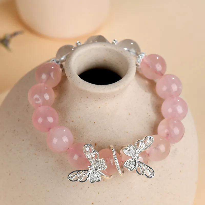 PUENTE White Crystal Bracelets Women's-4
