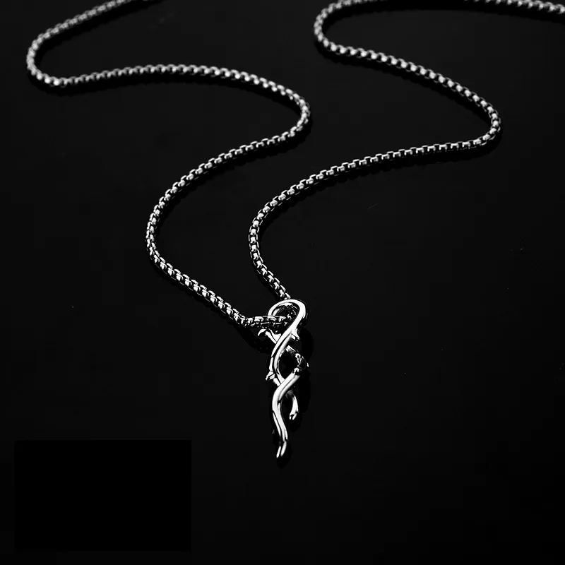 PUENTE S925 Sterling Silver Necklaces Men's-5