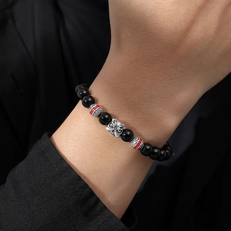 PUENTE Obsidian Bracelets Men's-2