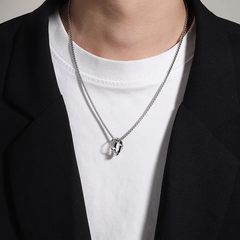 PUENTE S999 Silver Necklaces Men's-3