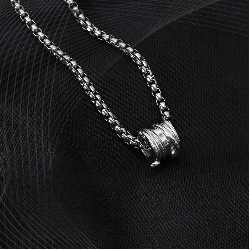 PUENTE S999 Fine Silver Necklaces Men's-5